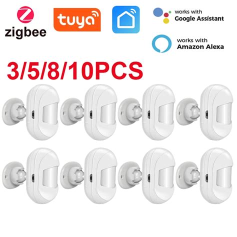 Tuya Zigbee Mini Smart Detector De Movimento Pir Sensor Infravermelho