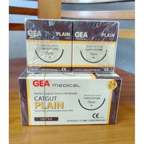 Jual Catgut Plain Benang Jahit Gea Shopee Indonesia