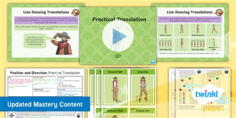 Planit Maths Y Position And Direction Lesson Pack Translation And