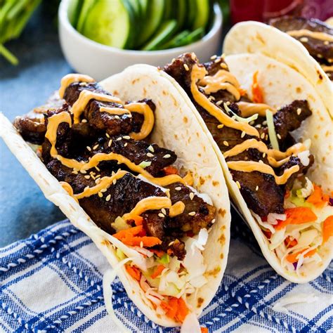 Korean Bulgogi Tacos Spicy Southern Kitchen