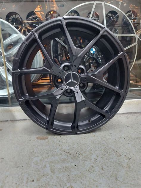 18 Meredes Relipca Satin Black Wheels Car Accessories Tyres And Rims