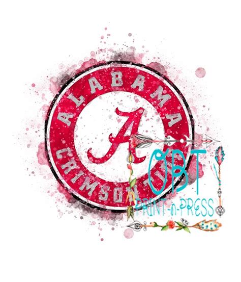 Sec Alabama Logo Watercolor Png Digital Design For Tee Shirts Etsy