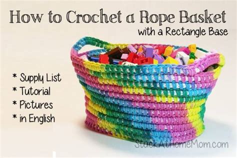 Free Pattern – Rope Basket – Crochet