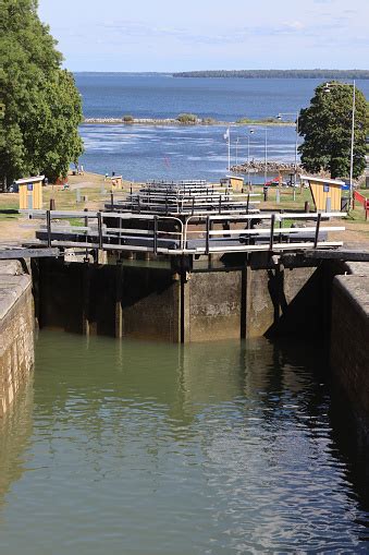 Berg Locks Göta Canal Sweden Stock Photo - Download Image Now - Göta Canal, Linkoping, Canal ...