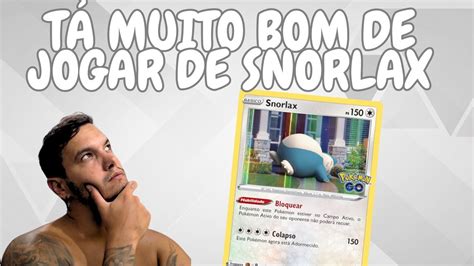 ta muuuito legal de jogar de snorlax stall l pokémon tcg live l deck