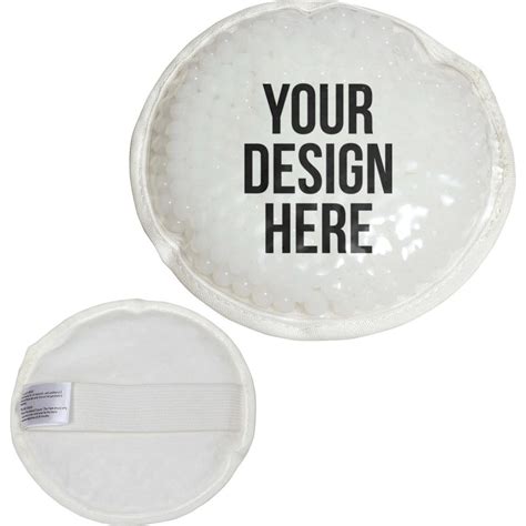 Imprinted Plush Round Hot And Cold Packs