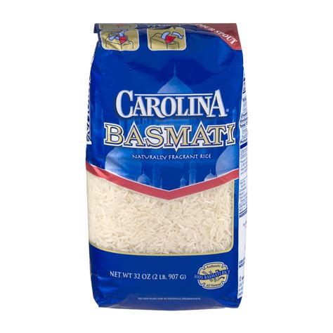 Carolina Basmati Rice Long Grain Naturally Fragrant Rice 2 Lb Bag