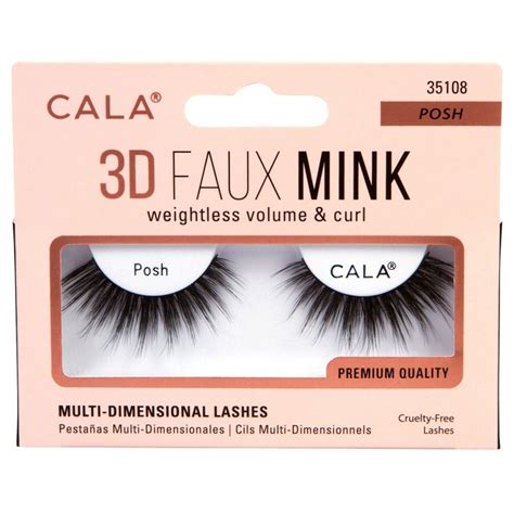 Cala False Eyelashes 3d Faux Mink Lashes Posh Beautypalast Ch