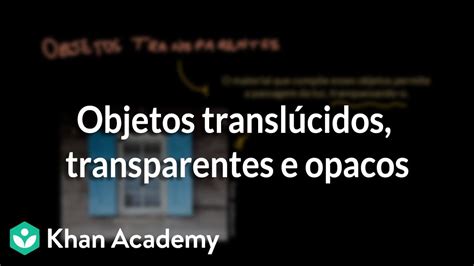 Objetos Transl Cidos Transparentes E Opacos Youtube