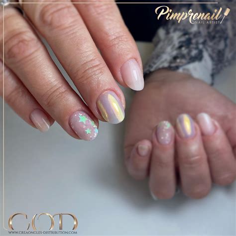 Pigment Miroir Holographique Nail Art Dust Aurora Miroir