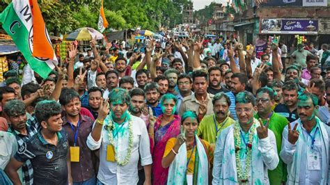 Tmc Sweeps Bengal Panchayat Elections Bags Over 34000 Seats Bjp Wins