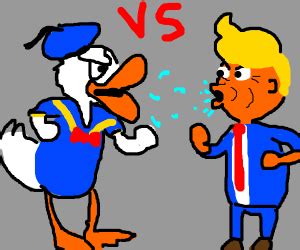 Donald duck vs. Donald Trump - Drawception