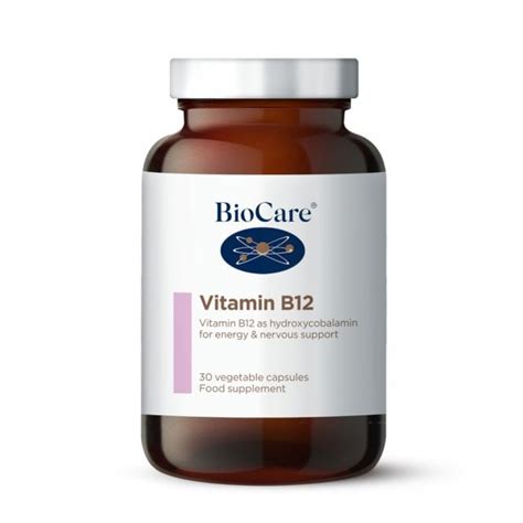 Biocare Vitamin B12 30 Capsules