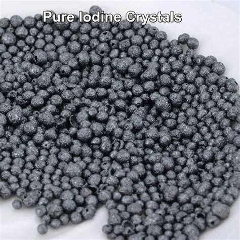 Pure Iodine Crystals at ₹ 6950/kg | Chemical Compound in Vasai Virar | ID: 26463235455