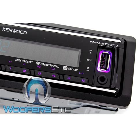 Kenwood KMM BT325U IN Dash 1 DIN Digital Media Receiver With Bluetooth