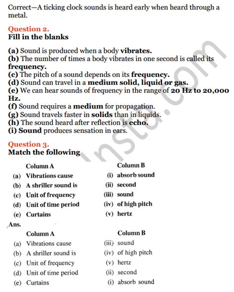 Selina Concise Physics Class Icse Solutions Chapter Sound