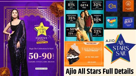 Ajio All Stars Sale 2023 Ajio Upcoming Sale 2023 Ajio Offers Today