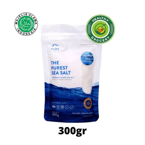 Jual Pura Purest Sea Salt Gr Garam Laut Halus Kasar Pura Seasalt