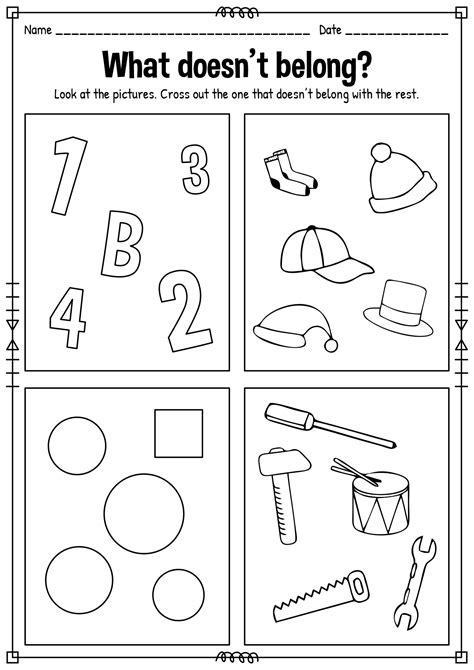 Critical Thinking Activities For Kindergarten