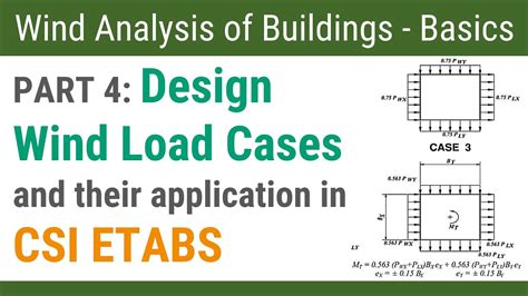 Part 4 Design Wind Load Cases And Their Application In CSI ETABS YouTube