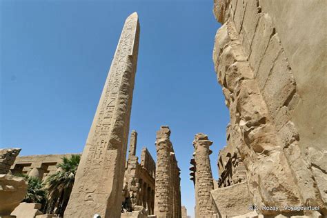 Obelisco De Tutmosis I El Templo De Karnak Egipto