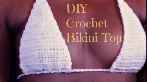 Diy How To Make A Crochet Bikini Top Youtube