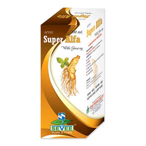 100 Safe 200ml Super Alfa Homeopathic Syrup With Ginseng At Best Price