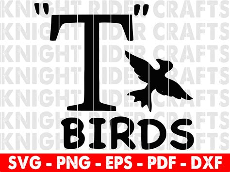 T-Birds grease T birds logo Grease lightening SVG Old Film | Etsy