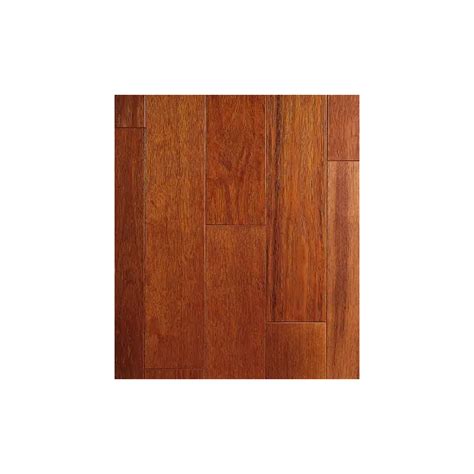 Parquet Merbau Massif Avec Chanfreins Vernis Satin Larg Mm