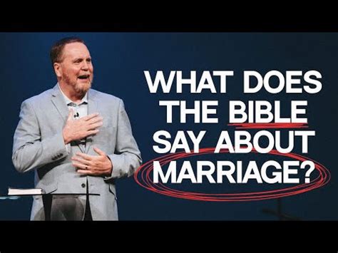 What Does The Bible Say About Marriage Brady Boyd New Life Church