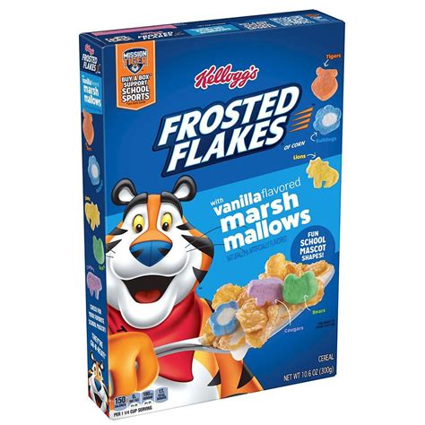 Frosted Flakes Cold Breakfast Cereal Original With Vanilla Flavored Marshmallows Walgreens