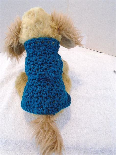 ANY SIZE Unisex Dog Coat Easy Crochet Patterns Chihuahua - Etsy