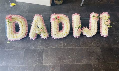 Pale Pink Letters Buy Online Or Call 0208 571 6763