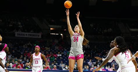 Newsstand Notre Dame Women S Basketball Downs Miami Stays Undefeated