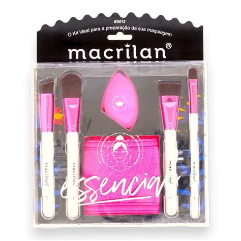 Kit De Pincel Essencial Macrilan Celia Junior