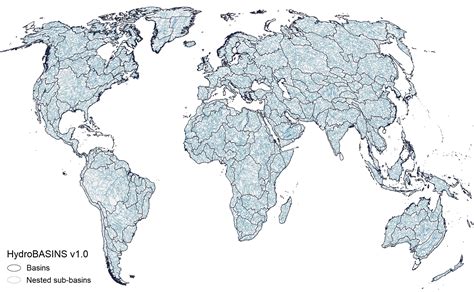 Blank Map Of World With Rivers