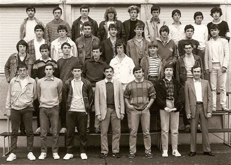 Photo De Classe 1ere Annee Bts Electronique De 1985 Lycée La Croix