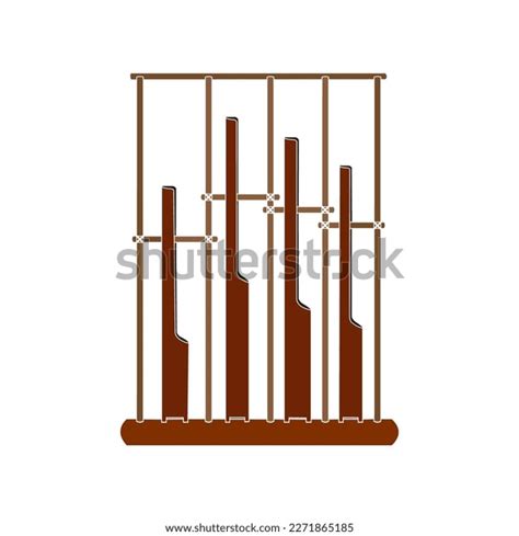 Angklung Icon Indonesian Traditional Music Vector Stock Vector Royalty