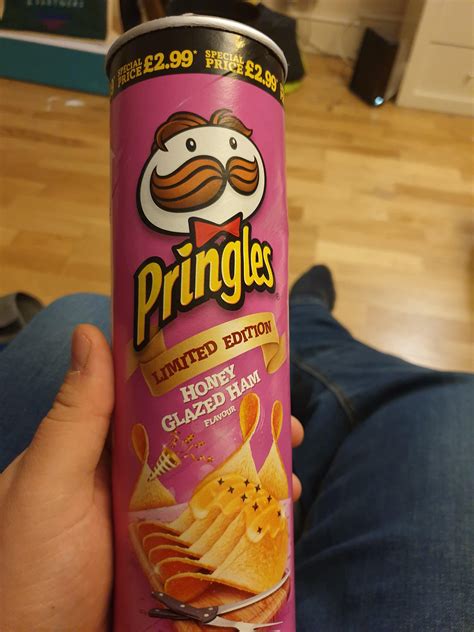 This pink Pringles tube, usually full of delicious prawn cocktail ...