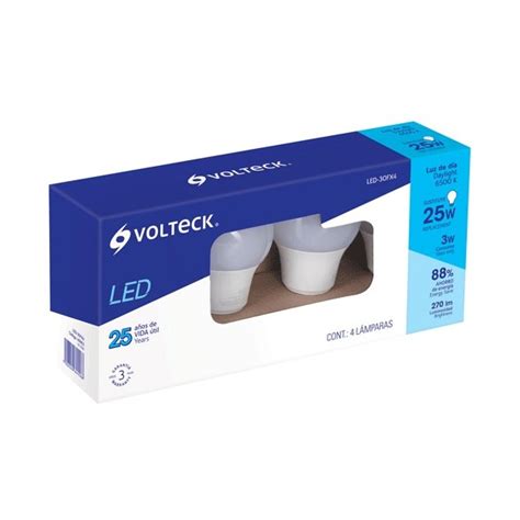 Compra En Linea Multipack De Focos De Led Tipo Bulbo Volteck En