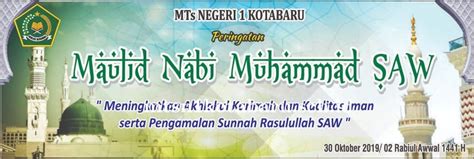 Contoh Spanduk Maulid Nabi 1441 H Blog Spots