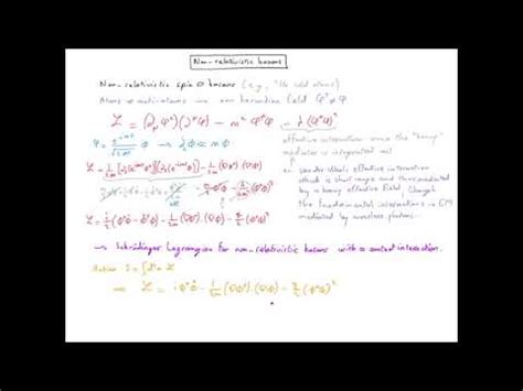 QFT22 1 NR Lagrangian YouTube