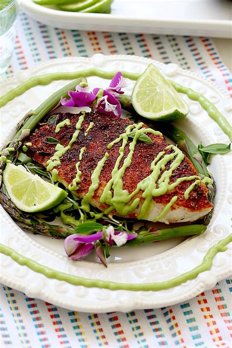 Blackened Rockfish With Avocado Sauce My Recipe Magic