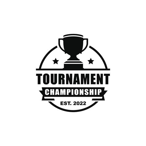 Tournament championship logo vector. Trophy logo 13267707 Vector Art at ...