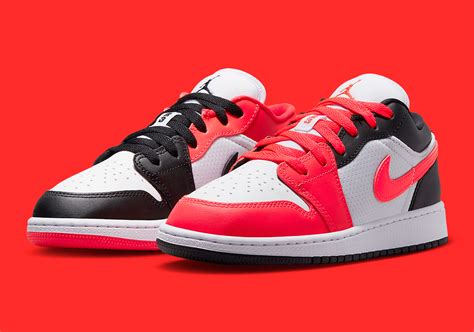 Air Jordan 1 Low GS Crimson Noir Alternate Crumpe