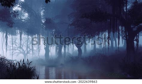 752 Scary Swamp Night Images, Stock Photos & Vectors | Shutterstock