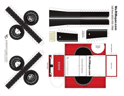 Dodge Power Wagon Papercraft En 2022 Camion De Carton