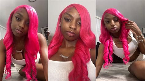 Come W Me To My Hair Appointment Dye This 613 Wig Hot Pink W Me Ft