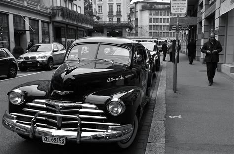 Wallpaper City Street Road Switzerland Vintage Car Classic Car