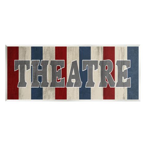 Ebern Designs Rustic Vintage Theatre Sign by Kim Allen - Unframed ...